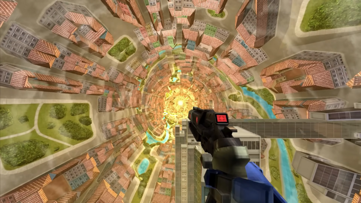 ULTRAKILL Layer 8 Cylindrical Map Screenshot