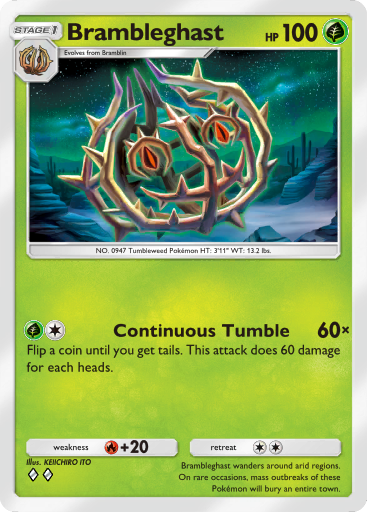 Pokemon TCG Pocket - B2a 011 Brambleghast