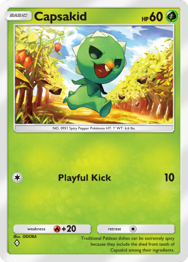 Pokemon TCG Pocket - B2a 012 Capsakid