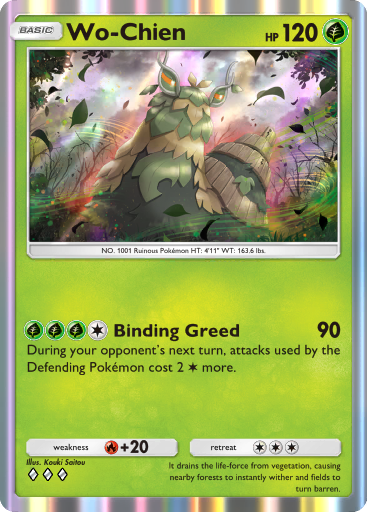 Pokemon TCG Pocket - B2a 015 Wo-Chien
