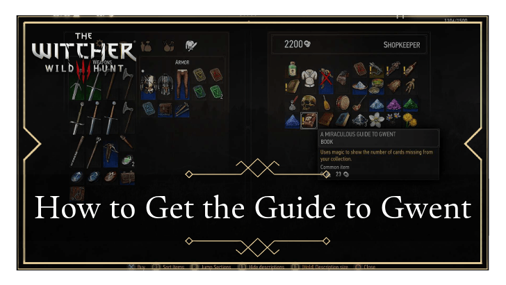How to Get the Guide to Gwent