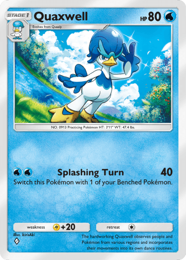Pokemon TCG Pocket - B2a 023 Quaxwell
