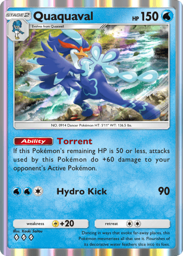 Pokemon TCG Pocket - B2a 024 Quaquaval