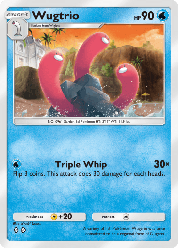 Pokemon TCG Pocket - B2a 026 Wugtrio