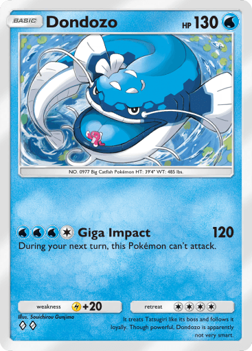 Pokemon TCG Pocket - B2a 032 Dondozo