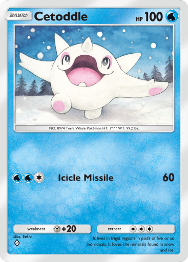 Pokemon TCG Pocket - B2a 029 Cetoddle