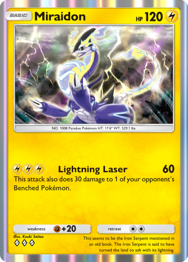 Pokemon TCG Pocket - B2a 045 Miraidon
