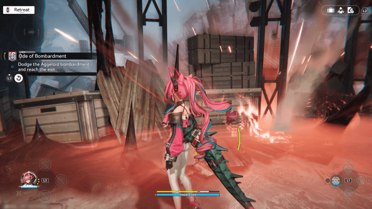 Ode of Bombardment Step 1