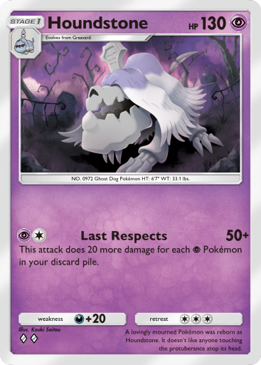 Pokemon TCG Pocket - B2a 053 Houndstone