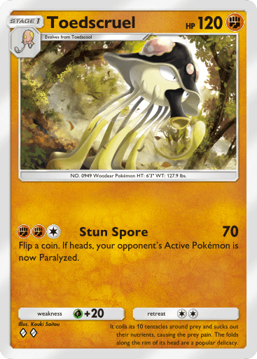 Pokemon TCG Pocket - B2a 060 Toedscruel