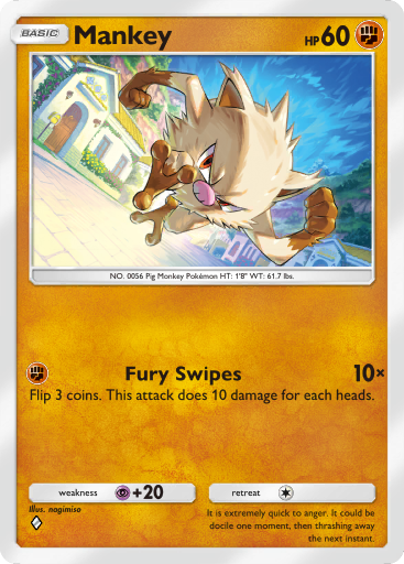 Pokemon TCG Pocket - B2a 055 Mankey