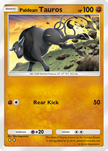 Pokemon TCG Pocket - B2a 058 Paldean Tauros
