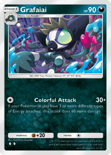 Pokemon TCG Pocket - B2a 070 Grafaiai