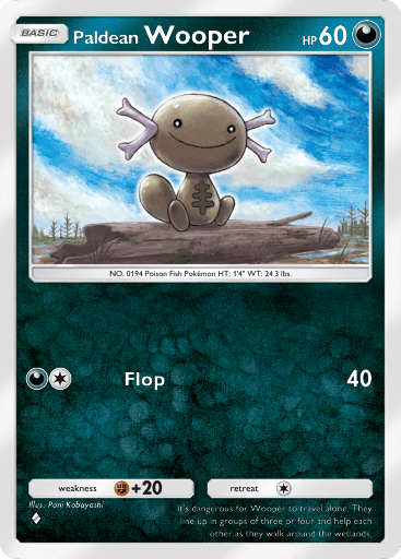 Pokemon TCG Pocket - B2a 064 Paldean Wooper