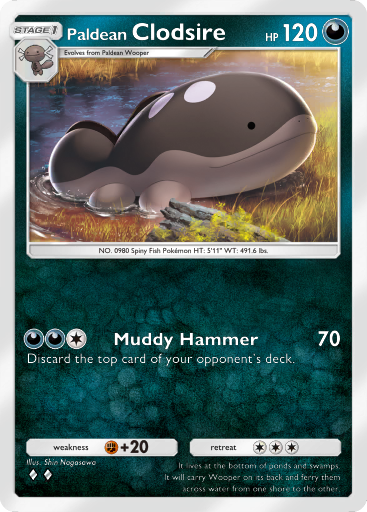 Pokemon TCG Pocket - B2a 065 Paldean Clodsire