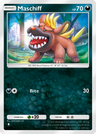 Pokemon TCG Pocket - B2a 067 Maschiff