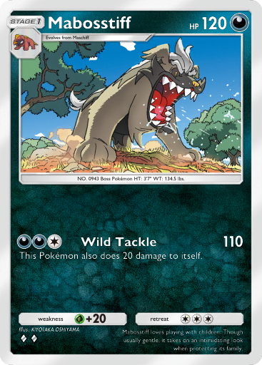 Pokemon TCG Pocket - B2a 068 Mabosstiff