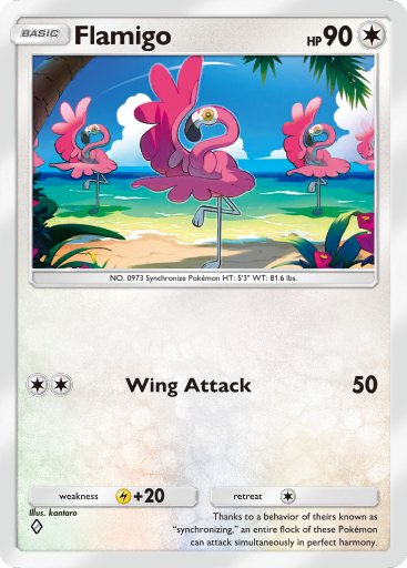 Pokemon TCG Pocket - B2a 085 Flamigo