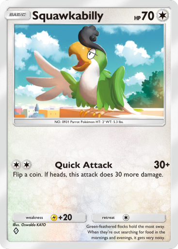 Pokemon TCG Pocket - B2a 083 Squawkabilly
