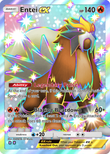 Pokemon TCG Pocket - B2a 126 Entei ex