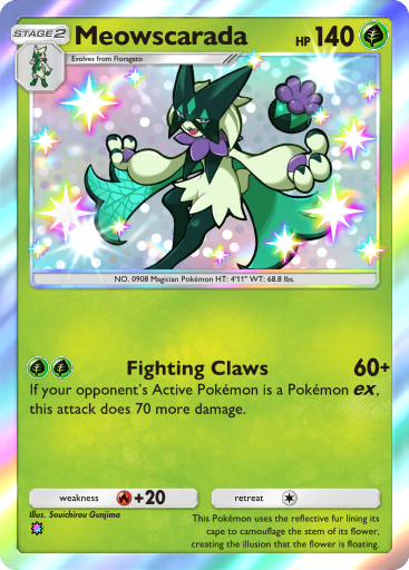 Pokemon TCG Pocket - B2a 118 Meowscarada