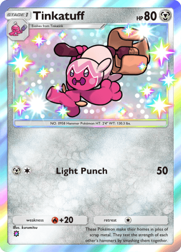 Pokemon TCG Pocket - B2a 124 Tinkatuff