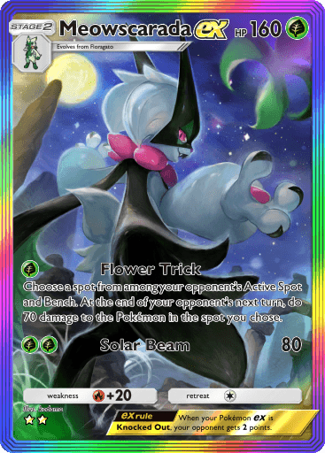 Pokemon TCG Pocket - B2a 110 Meowscarada ex