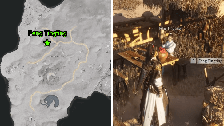 Talk to Feng Tingting in Camel Station