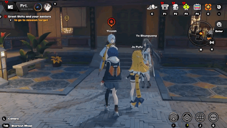 Greet Shifu and your Seniors