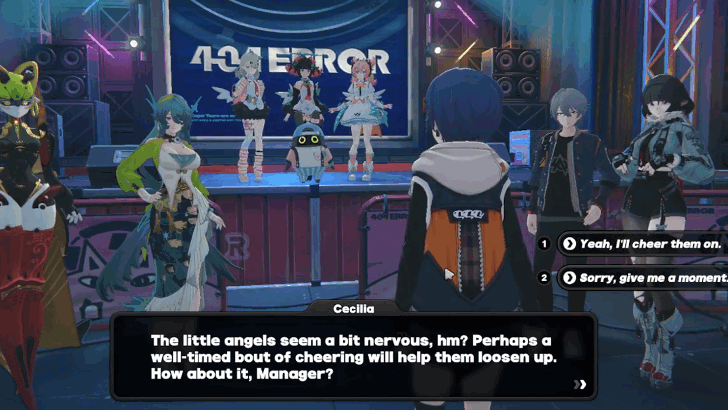 7 Assist the Idols with the Rhythm Game