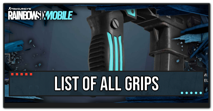 R6 Mobile List of All Grips