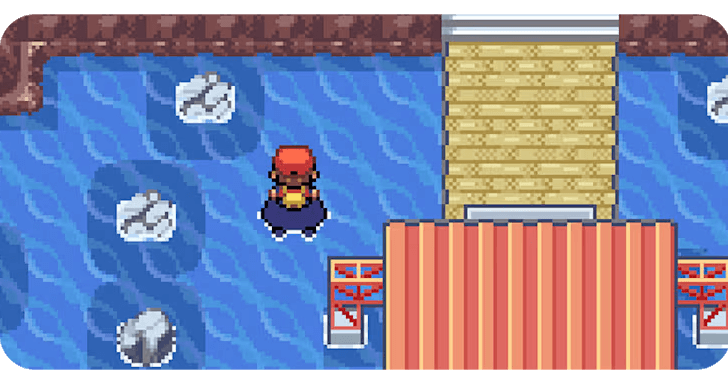 Pokemon FRLG - Fishing Guide List of Rods and Fishing Locations