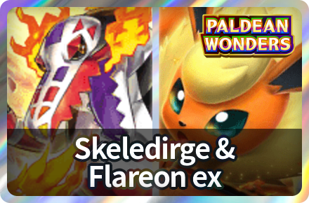 Skeledirge and Flareon ex Deck Icon