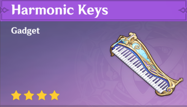 Genshin Impact - Harmonic Keys