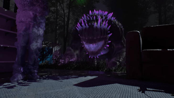 4:LOOP violet alien monster