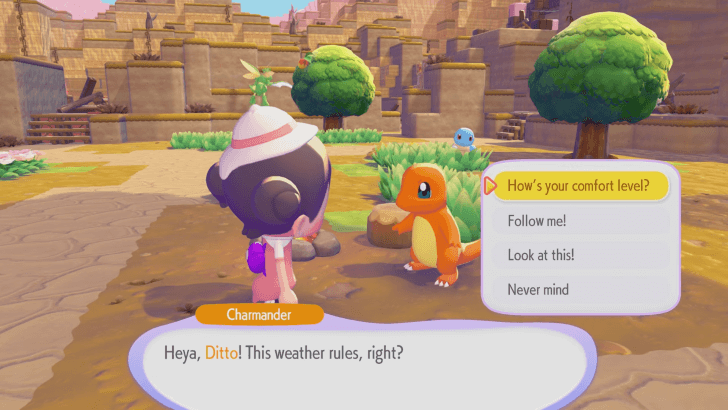 Asking Charmander