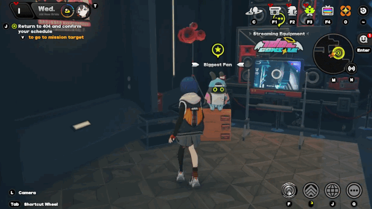 Return to 404 and confirm the schedule