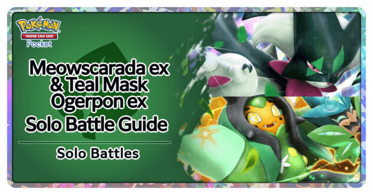 Pokemon TGC Pocket - Meowscarada ex & Teal Mask Ogerpon ex Deck (Paldean Wonders) Deck Build and How to Play