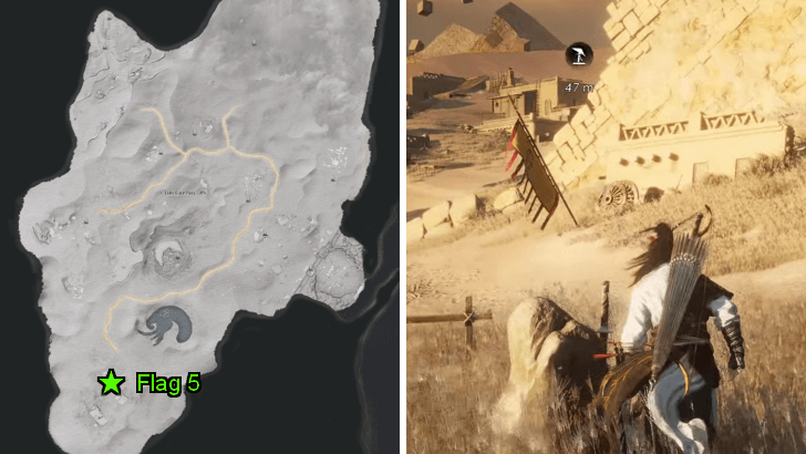 Military Flag 5 Location