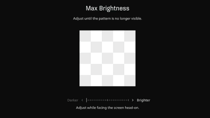 Adjust the Maximum Brightness