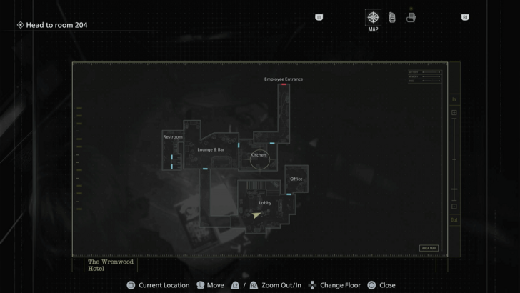 Hotel Pamphlet Map Location