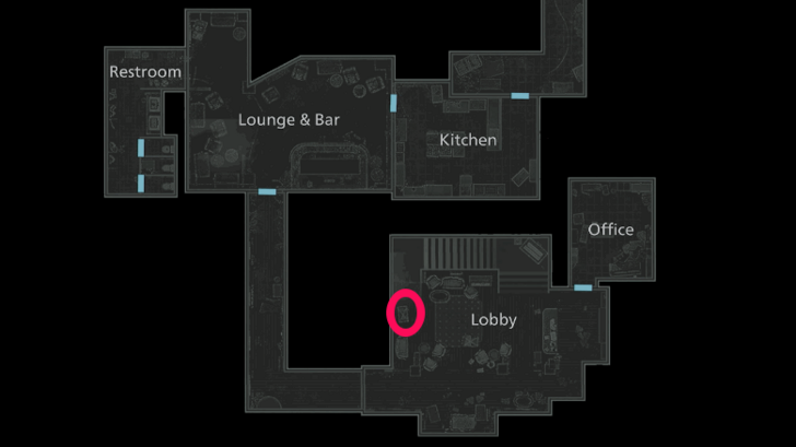 Emergency Exit Key Map Location