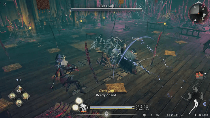 Defeat Okita Soji in the Solitary Blade Side Quest