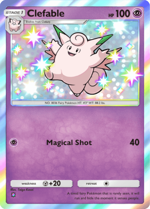 Pokemon TCG Pocket - B2 215 Clefable