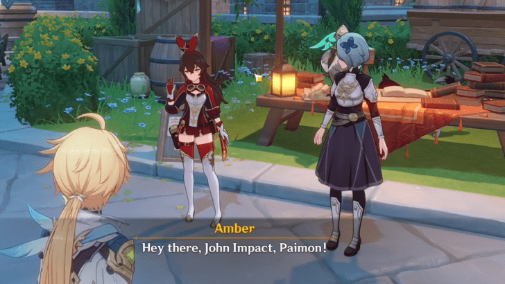 Genshin - Talk to Amber and Eija