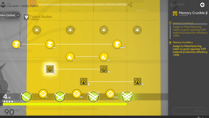 Operator Talent Nodes