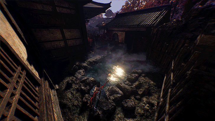 Iinoya Hot Spring Overworld Location