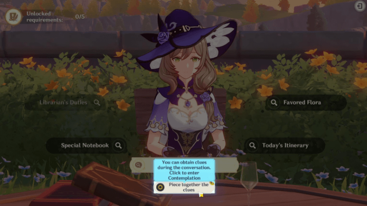 Genshin - Chat Over Fine Drink Gameplay 5