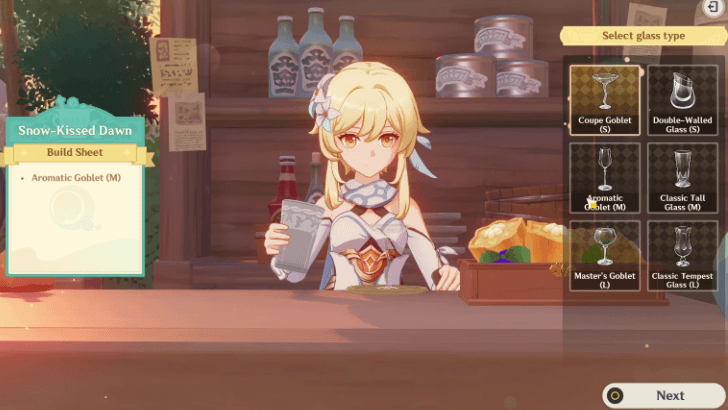 Genshin - Chat Over Fine Drink Gameplay 4