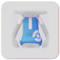 Familiar Top #1 (Cyan)